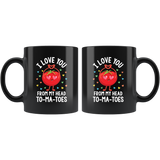 ILY Tomatoes - 11oz Black Mug - FP44B-11oz
