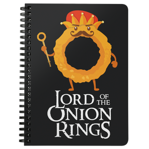 Lord Onion Rings - Spiral Notebook - FP45B-NB
