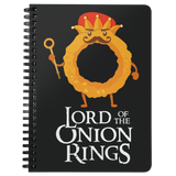 Lord Onion Rings - Spiral Notebook - FP45B-NB