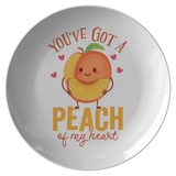 You've Got A Peach Of My Heart - Dinner Plate - FP57B-PL
