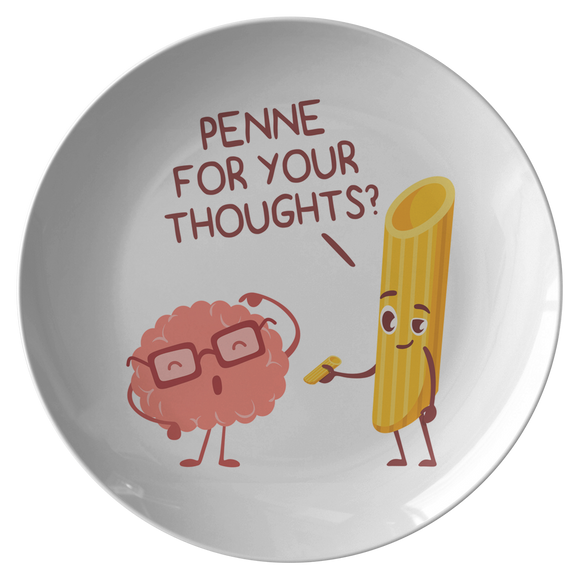 Penne For Your Thoughts - Dinner Plate - FP31B-PL