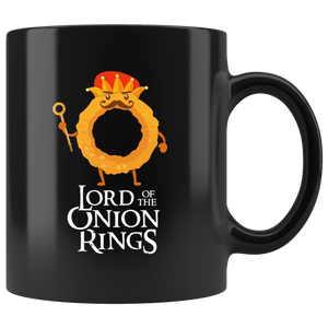 Lord Onion Rings - 11oz Black Mug - FP45B-11oz