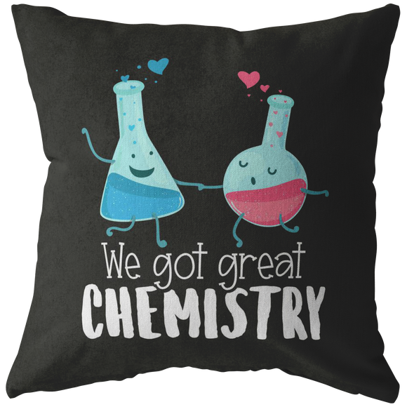 We Got Great Chemistry - Throw Pillow - FP72W-THP
